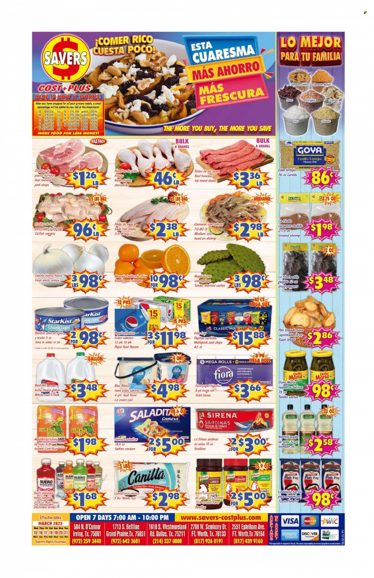Savers Cost Plus (TX) Weekly Ad Flyer Specials March 15 to March 21, 2023