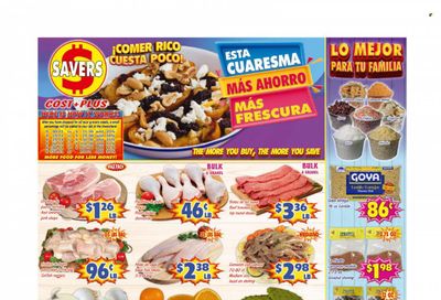 Savers Cost Plus (TX) Weekly Ad Flyer Specials March 15 to March 21, 2023