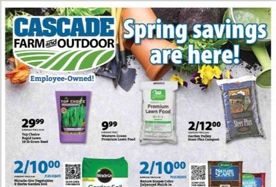 Cascade Farm And Outdoor (OR, WA) Weekly Ad Flyer Specials March 15 to March 21, 2023