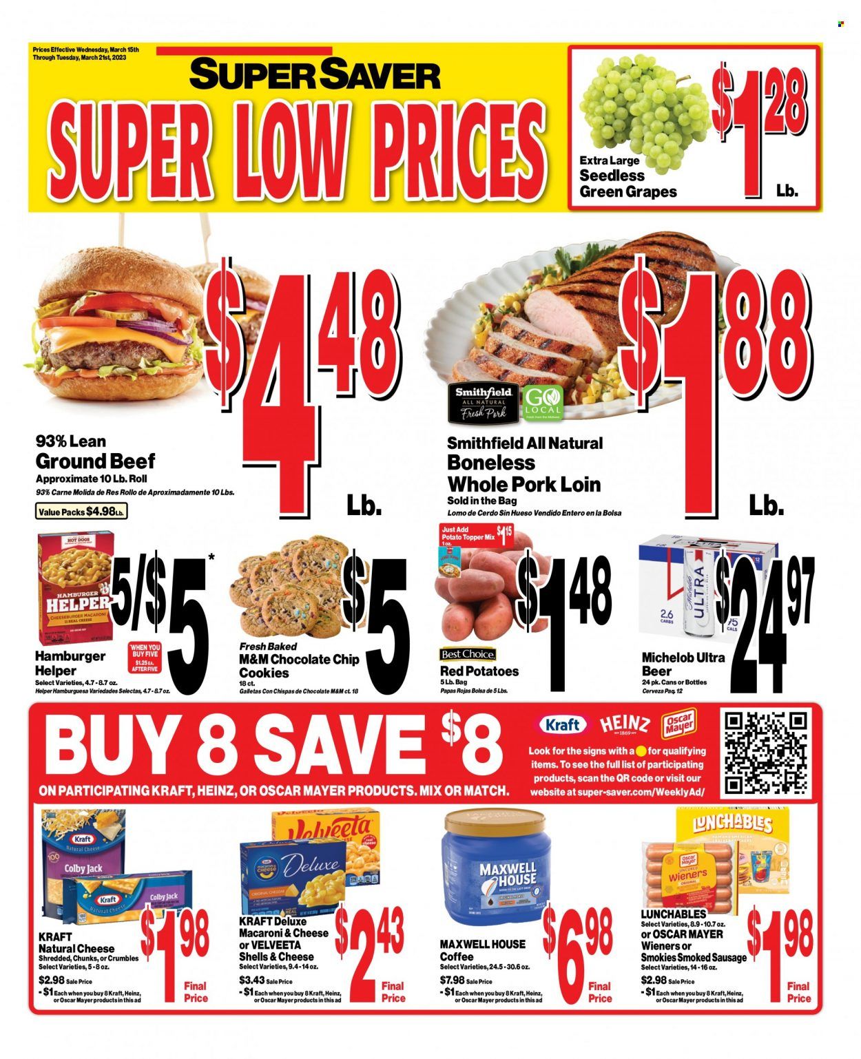 Super Saver Weekly Ad Flyer Specials March 15 to March 21, 2023