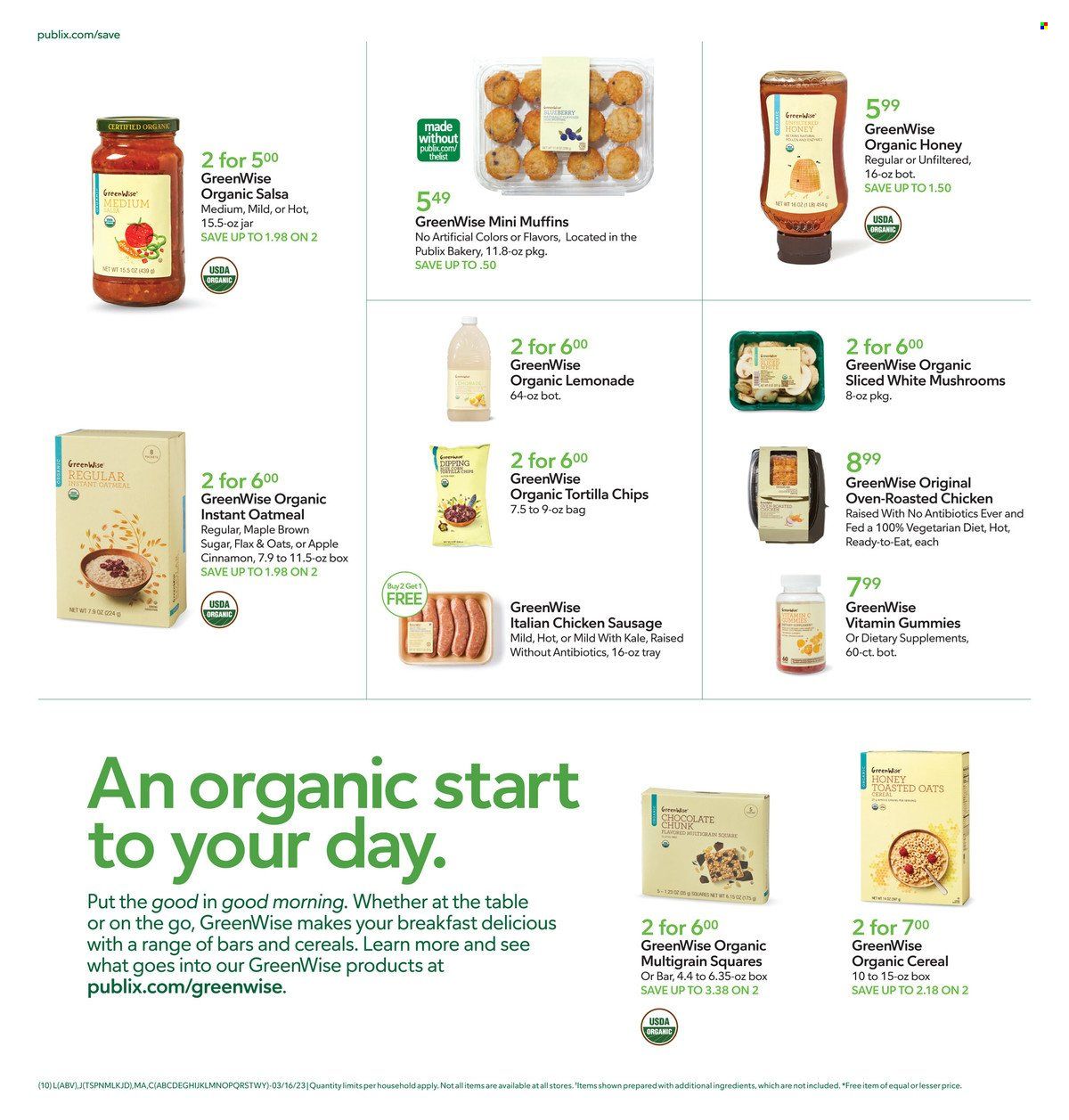 Publix (AL, FL, GA, NC, SC, TN) Weekly Ad Flyer Specials March 16 to March 22, 2023