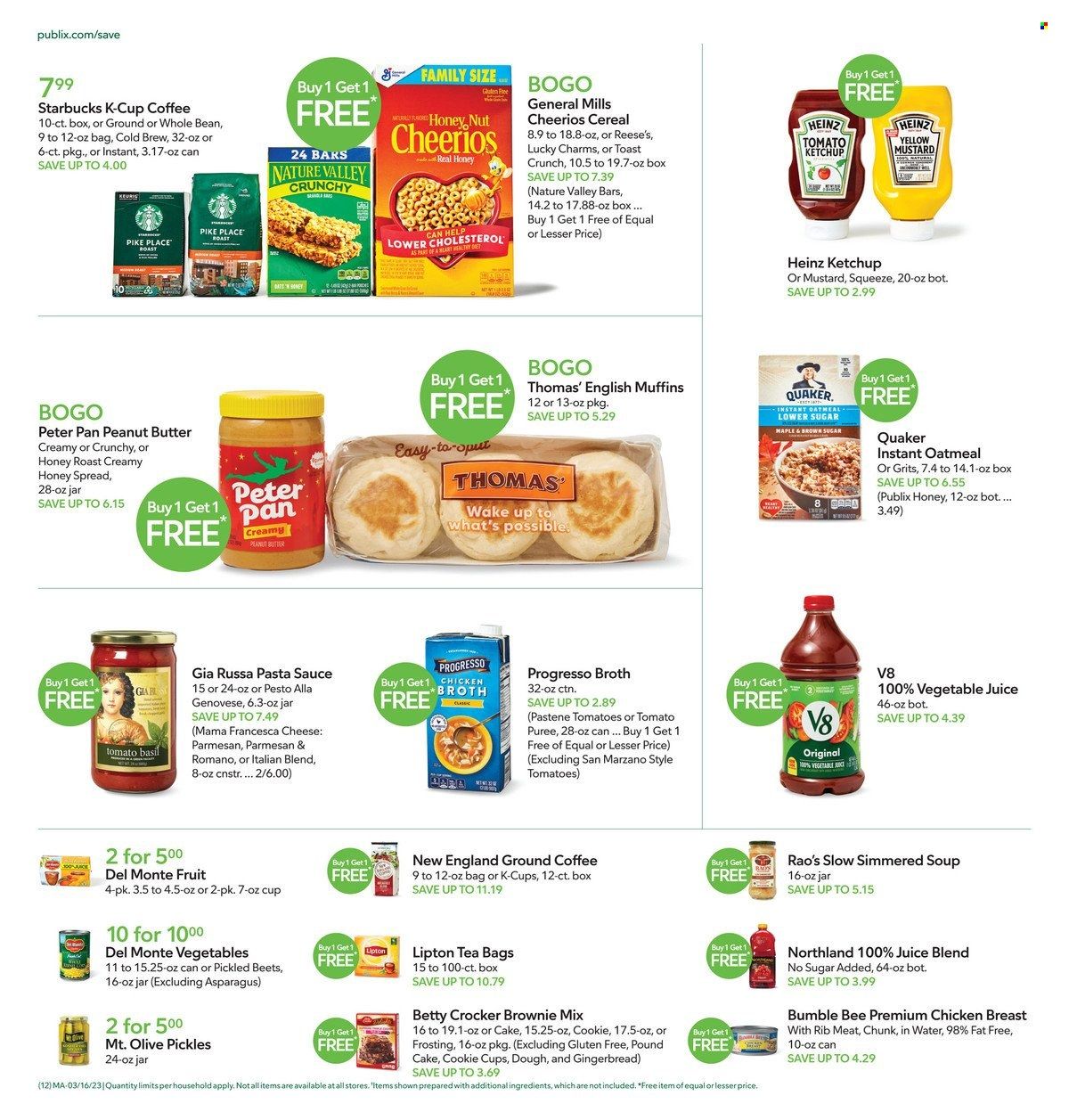 Publix (AL, FL, GA, NC, SC, TN) Weekly Ad Flyer Specials March 16 to March 22, 2023