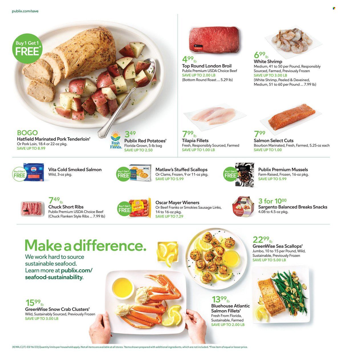 Publix (AL, FL, GA, NC, SC, TN) Weekly Ad Flyer Specials March 16 to March 22, 2023
