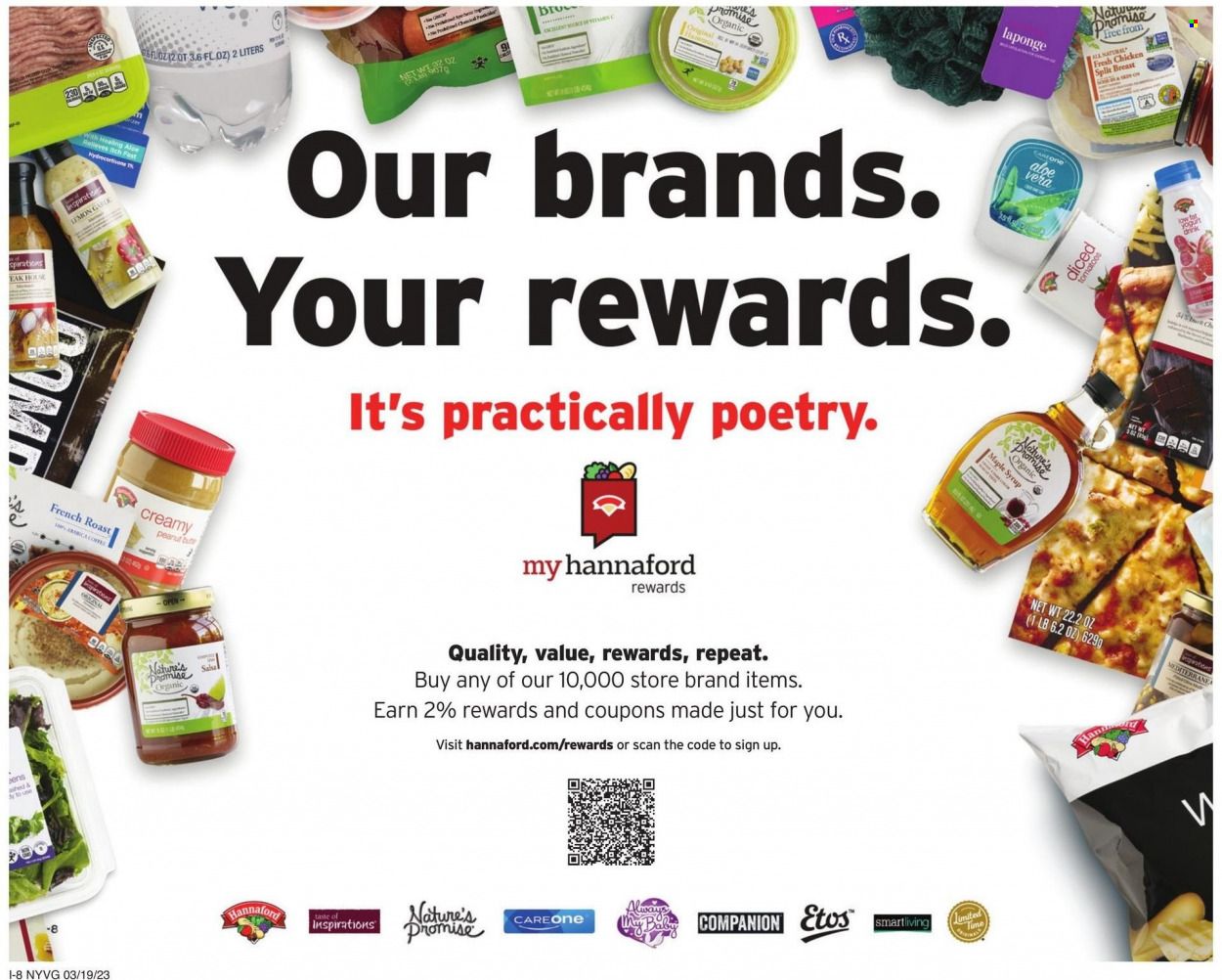 Hannaford (NY) Weekly Ad Flyer Specials March 19 to March 25, 2023