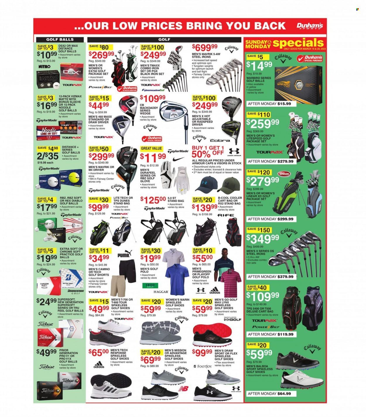 Dunham's Sports (MI, PA, WI) Weekly Ad Flyer Specials March 18 to March 23, 2023