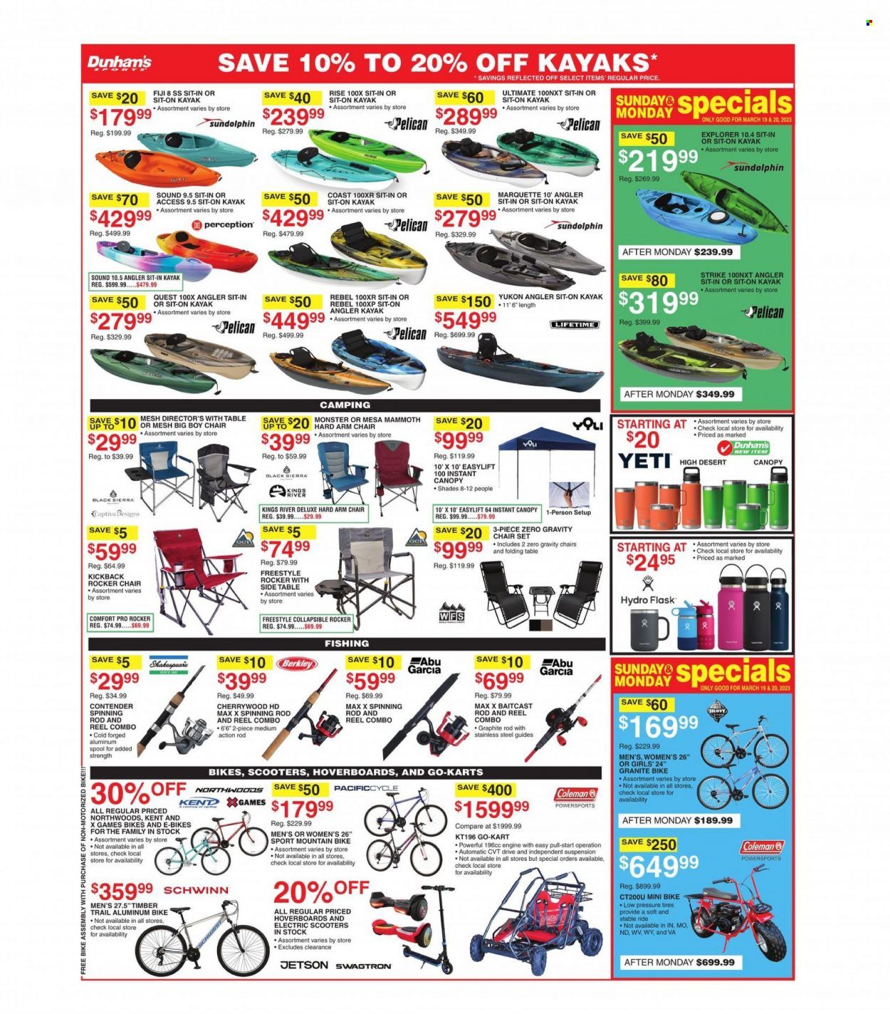 Dunham's Sports (OH) Weekly Ad Flyer Specials March 18 to March 23, 2023