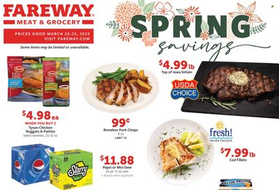 Fareway (IA) Weekly Ad Flyer Specials March 20 to March 25, 2023