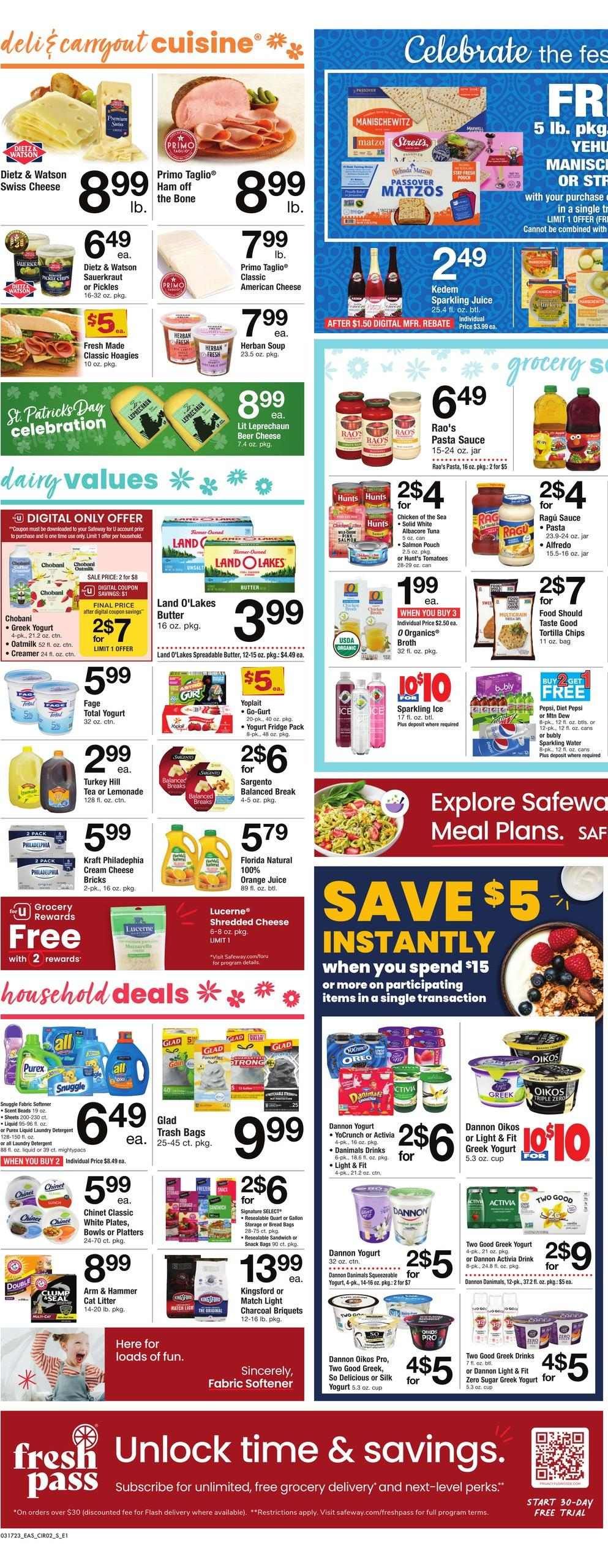 Safeway (VA) Weekly Ad Flyer Specials March 17 to March 23, 2023