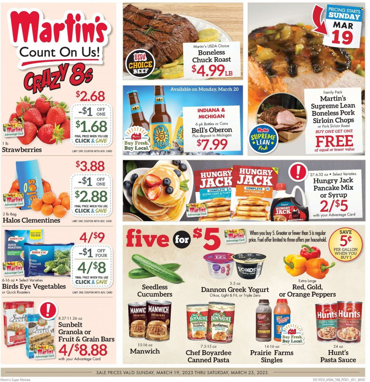 Martin’s (IN, MI) Weekly Ad Flyer Specials March 19 to March 25, 2023
