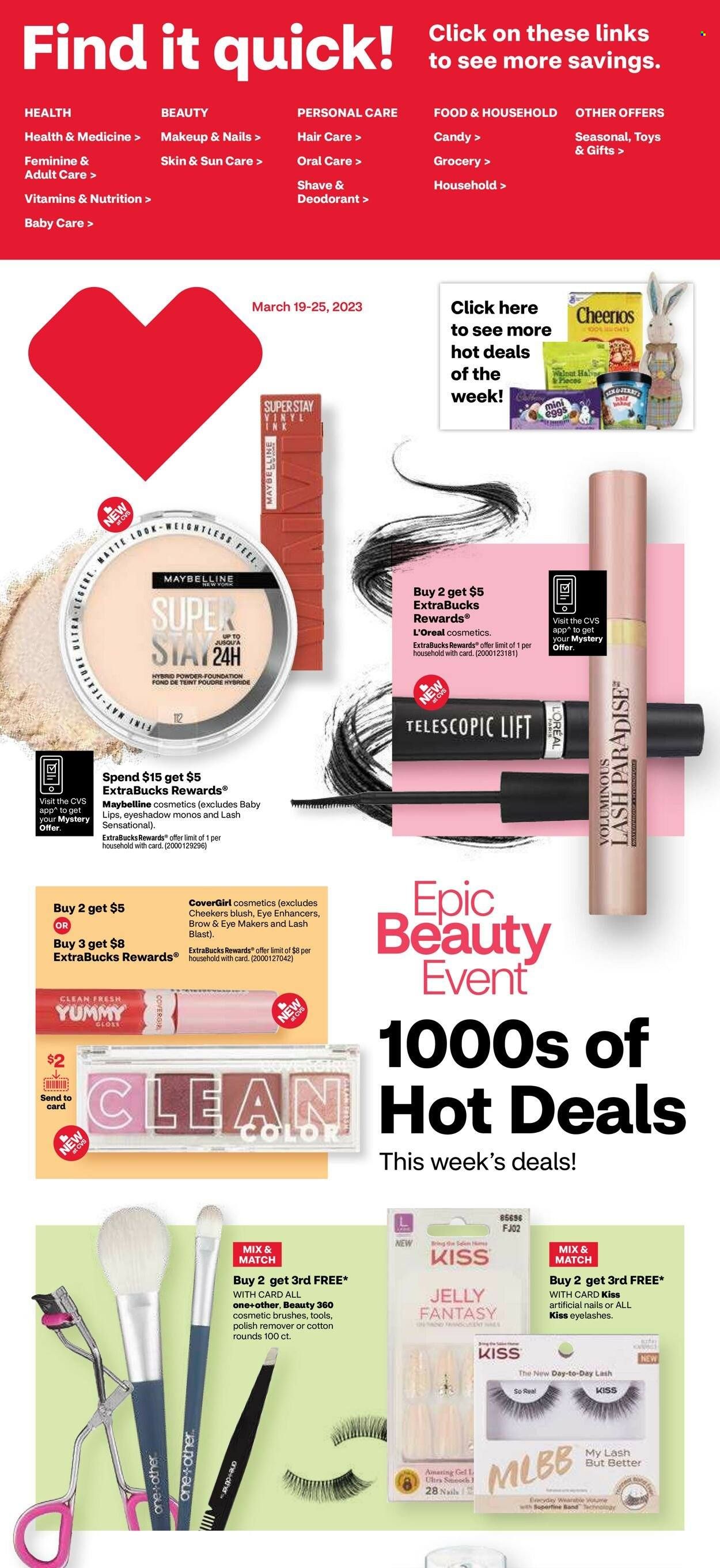 CVS Pharmacy Weekly Ad Flyer Specials March 19 to March 25, 2023