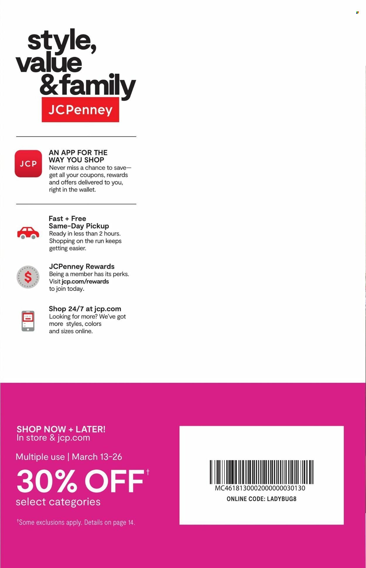 JCPenney Weekly Ad Flyer Specials March 13 to March 26, 2023
