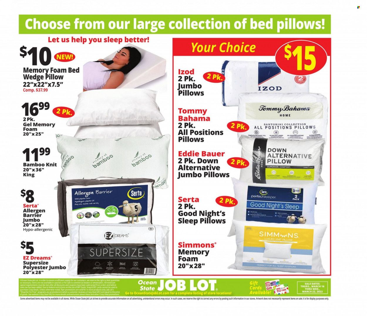 Ocean State Job Lot (CT, MA, ME, NH, NJ, NY, RI, VT) Weekly Ad Flyer Specials March 16 to March 22, 2023