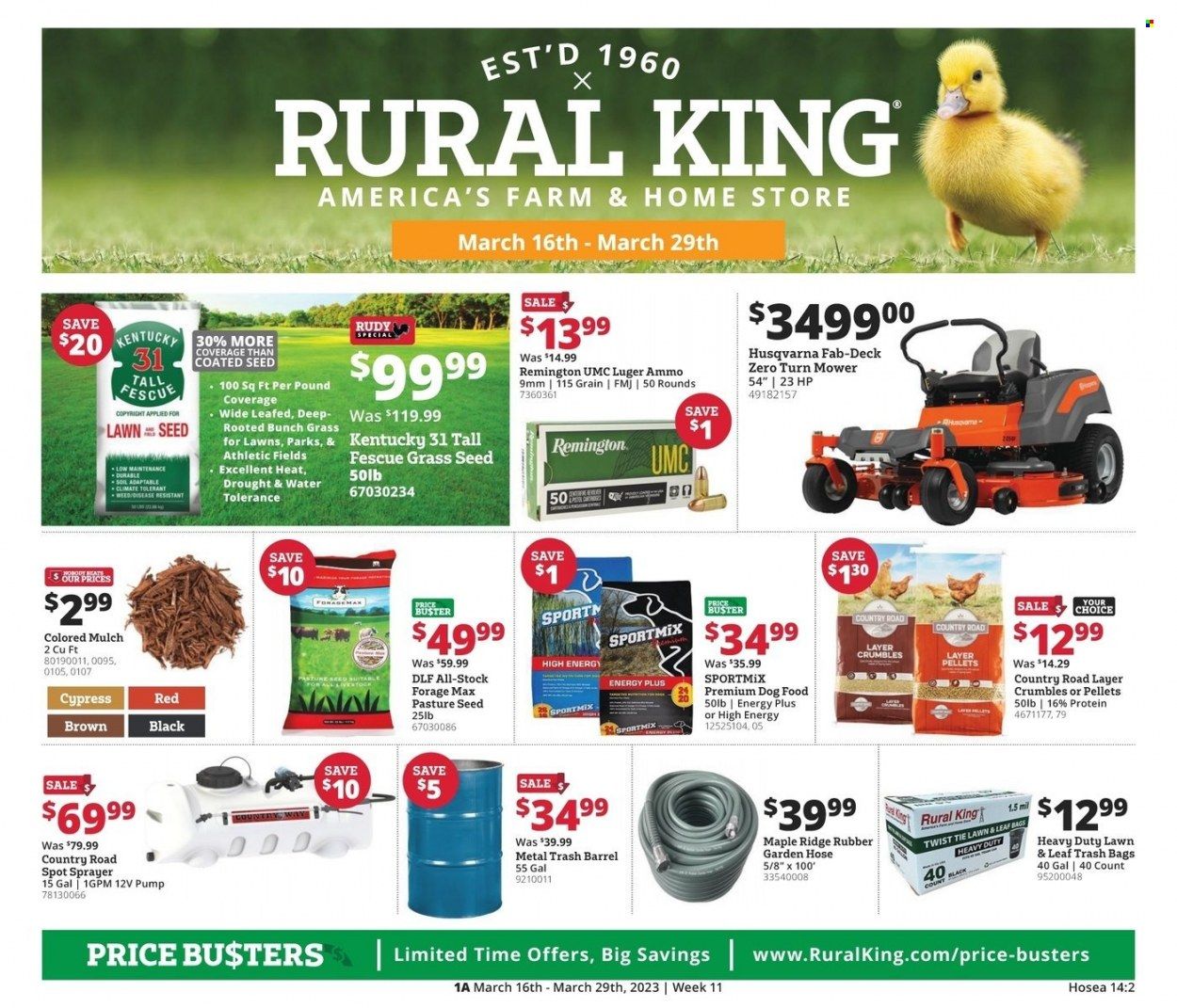 Rural King Weekly Ad Flyer Specials March 16 to March 29, 2023