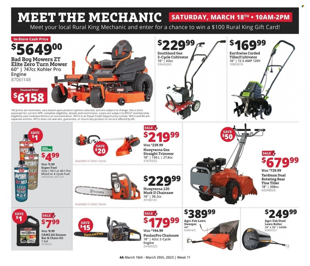 Rural King Weekly Ad Flyer Specials March 16 to March 29, 2023
