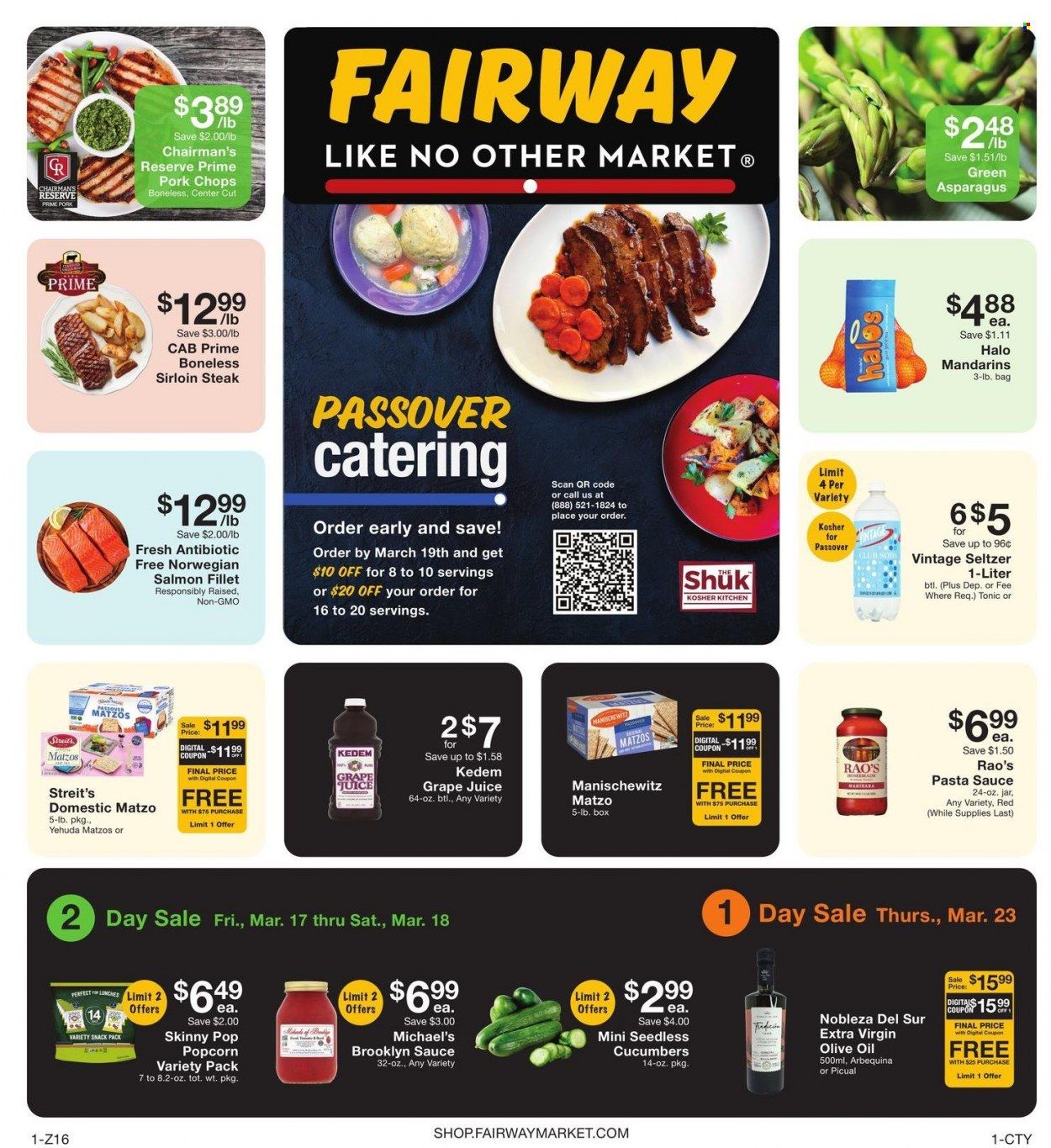 Fairway Market (CT, NJ, NY) Weekly Ad Flyer Specials March 17 to March 23, 2023