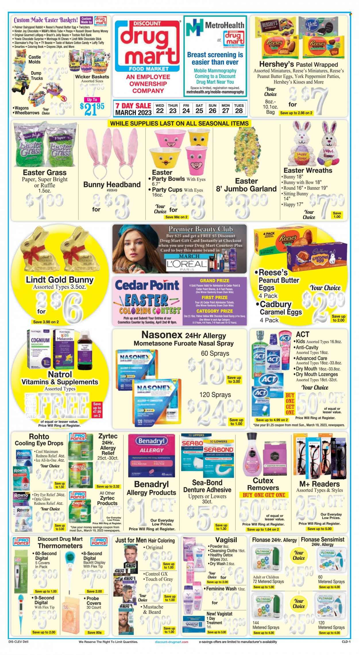 Discount Drug Mart (OH) Weekly Ad Flyer Specials March 22 to March 28, 2023