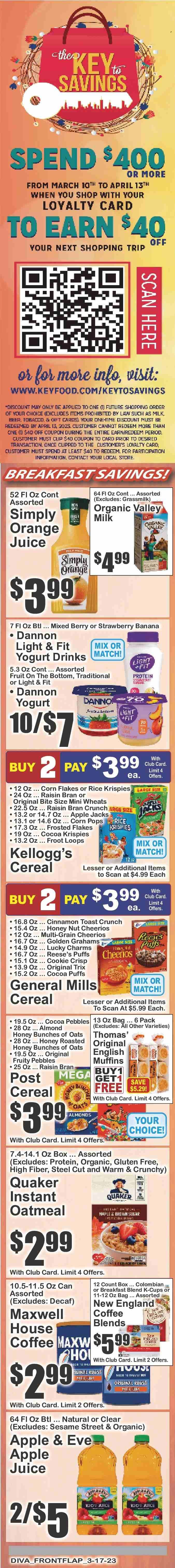 Key Food (NY) Weekly Ad Flyer Specials March 17 to March 23, 2023