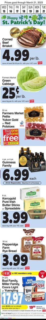 Harris Teeter Weekly Ad Flyer Specials March 15 to March 21, 2023