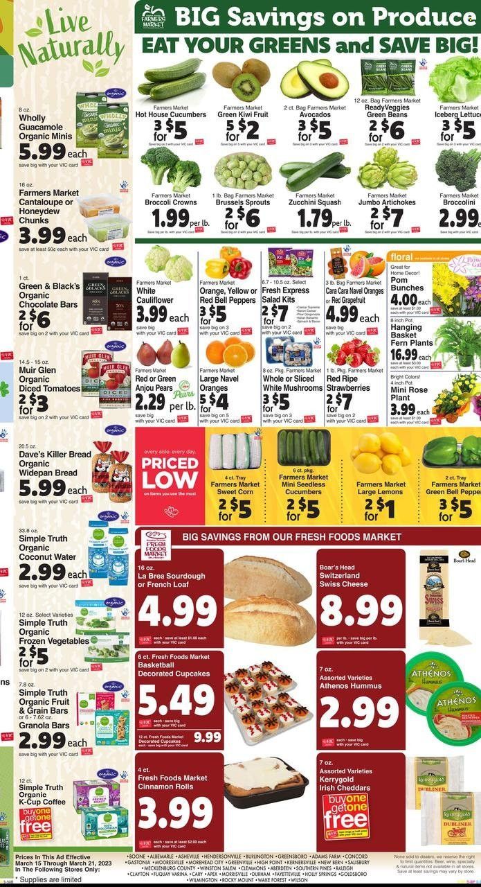 Harris Teeter Weekly Ad Flyer Specials March 15 to March 21, 2023