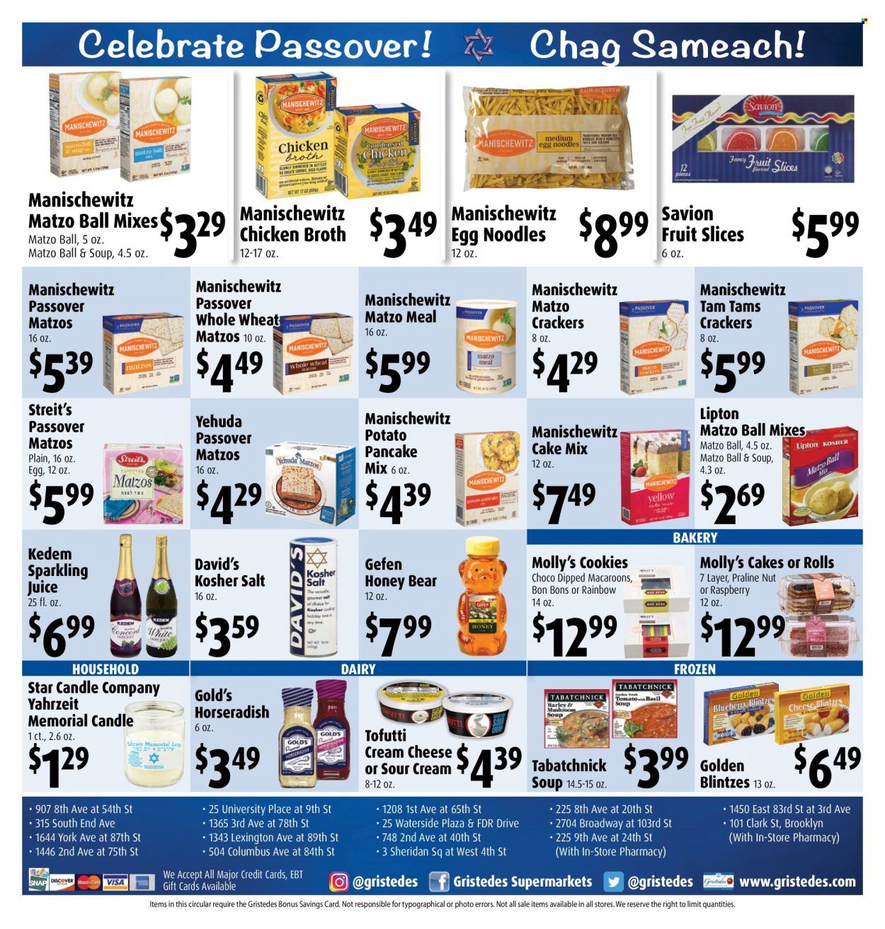 Gristedes (NY) Weekly Ad Flyer Specials March 17 to April 13, 2023