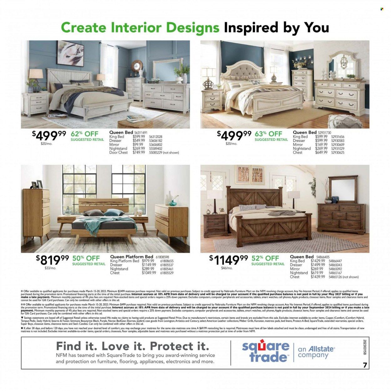 Nebraska Furniture Mart (IA, KS, NE, TX) Weekly Ad Flyer Specials March 15 to March 20, 2023