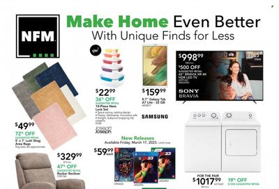 Nebraska Furniture Mart (IA, KS, NE) Weekly Ad Flyer Specials March 15 to March 21, 2023