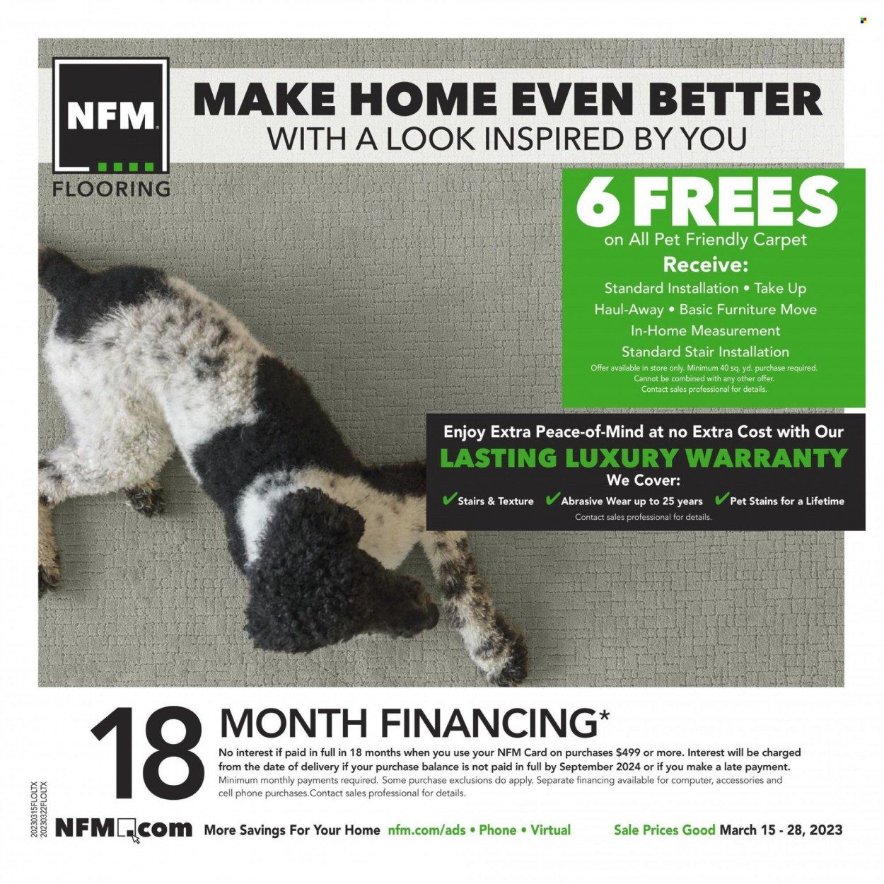 Nebraska Furniture Mart (IA, KS, NE, TX) Weekly Ad Flyer Specials March 15 to March 28, 2023