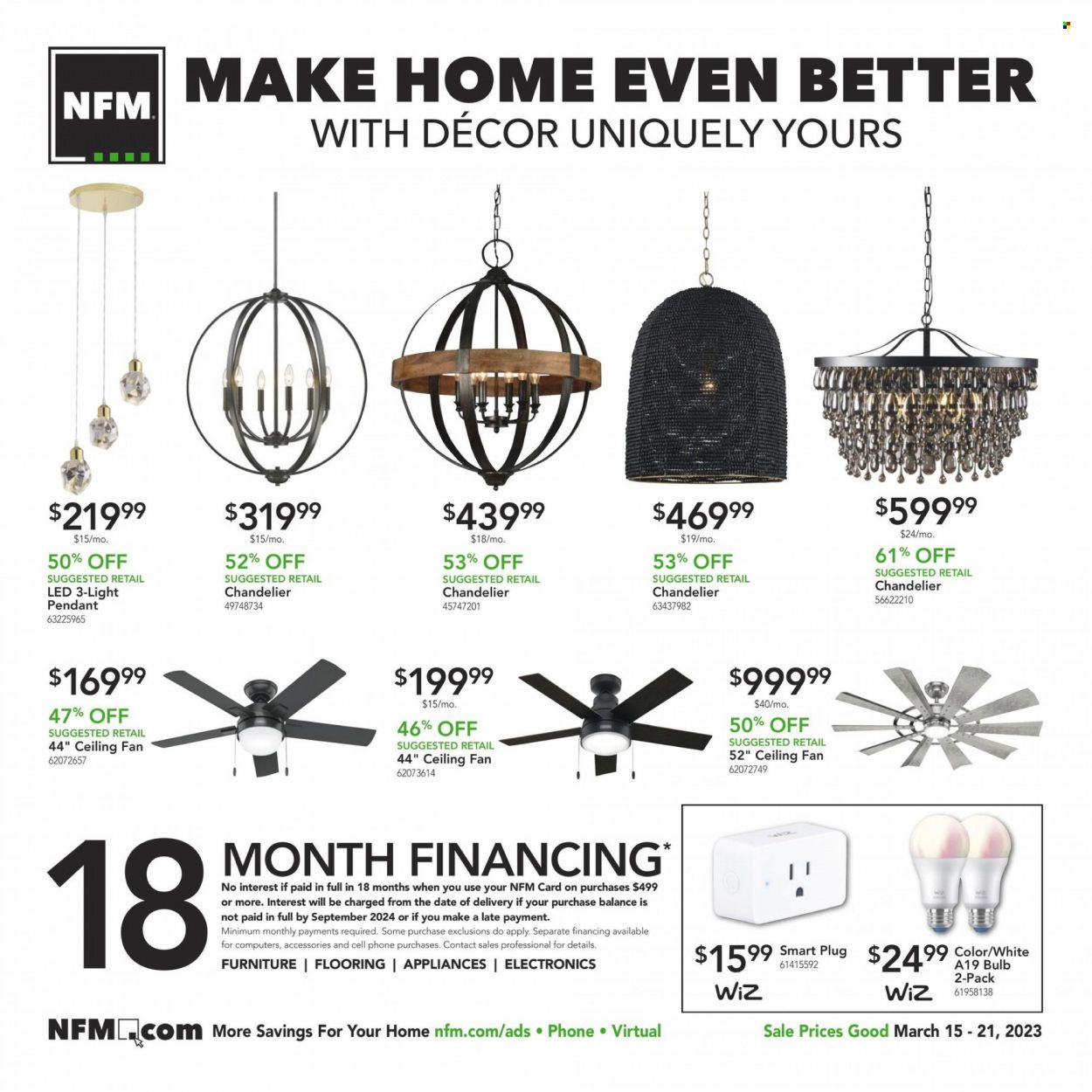 Nebraska Furniture Mart (IA, KS, NE, TX) Weekly Ad Flyer Specials March 15 to March 21, 2023