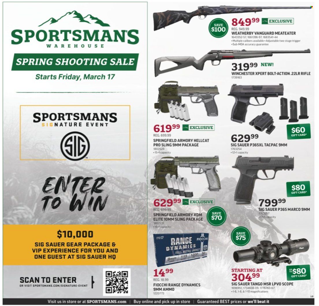 Sportsman's Warehouse Weekly Ad Flyer Specials March 17 to April 2, 2023