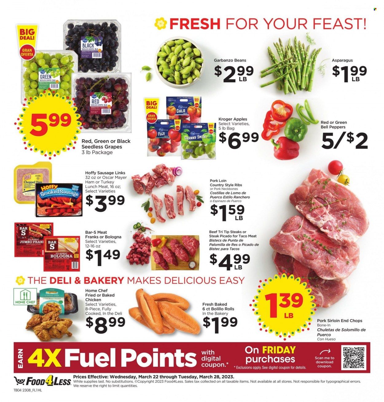 Food 4 Less (CA) Weekly Ad Flyer Specials March 22 to March 28, 2023