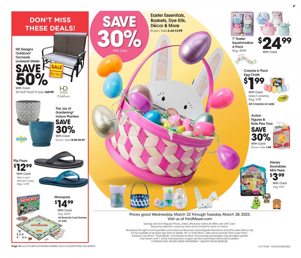 Fred Meyer (ID, OR, WA) Weekly Ad Flyer Specials March 22 to March 28, 2023