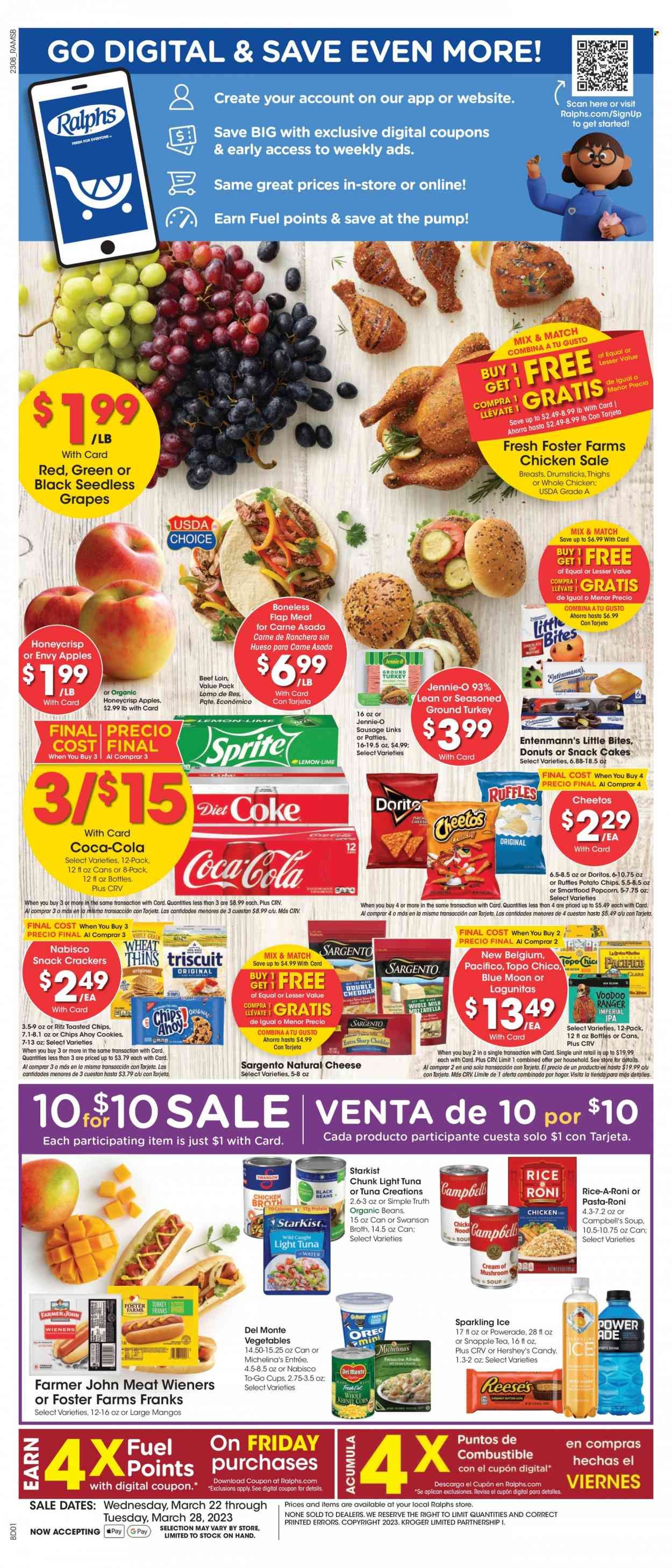 Ralphs (CA) Weekly Ad Flyer Specials March 22 to March 28, 2023