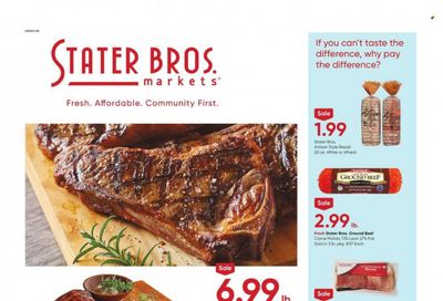 Stater Bros. (CA) Weekly Ad Flyer Specials March 22 to March 28, 2023
