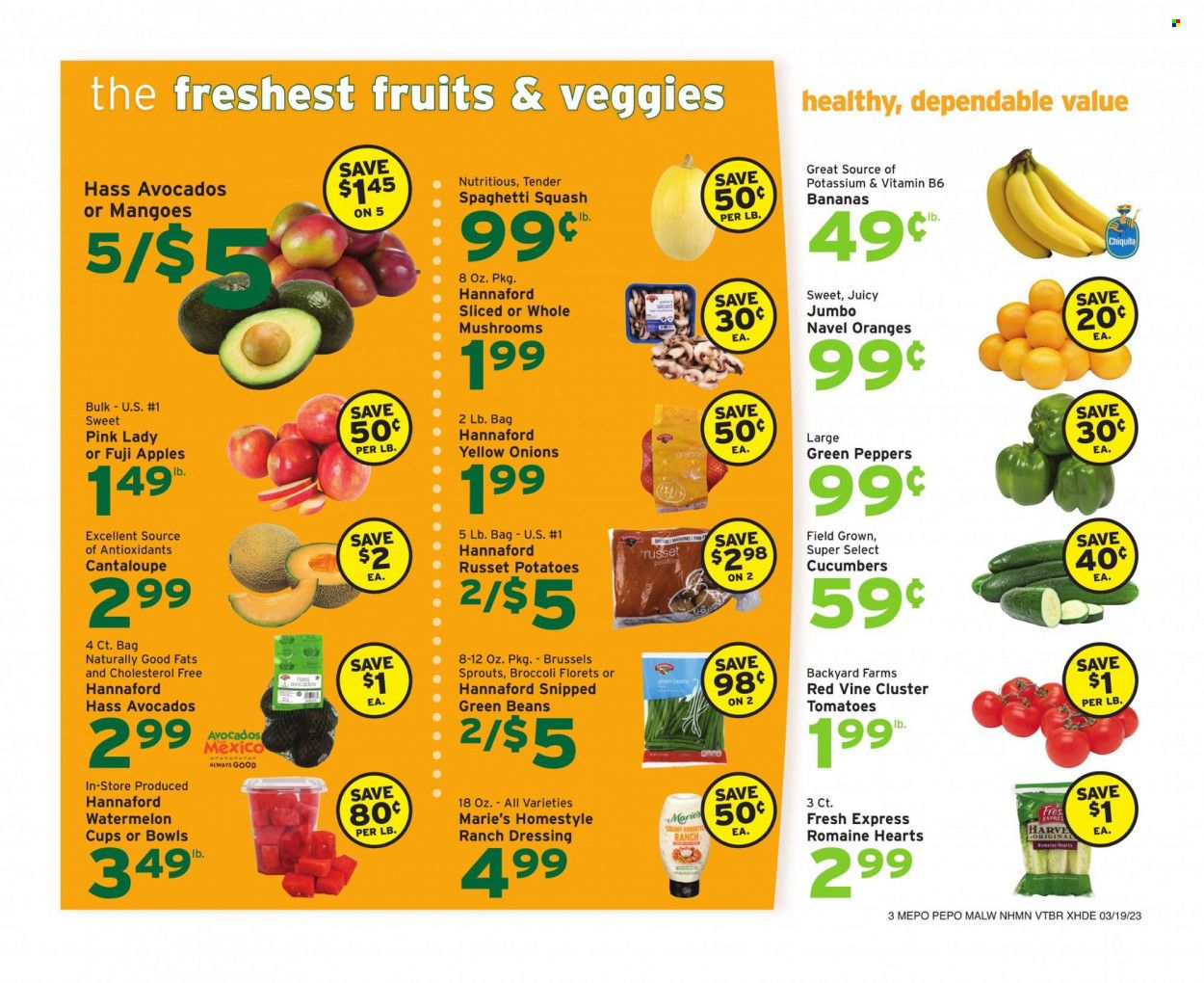 Hannaford (NH) Weekly Ad Flyer Specials March 19 to March 25, 2023