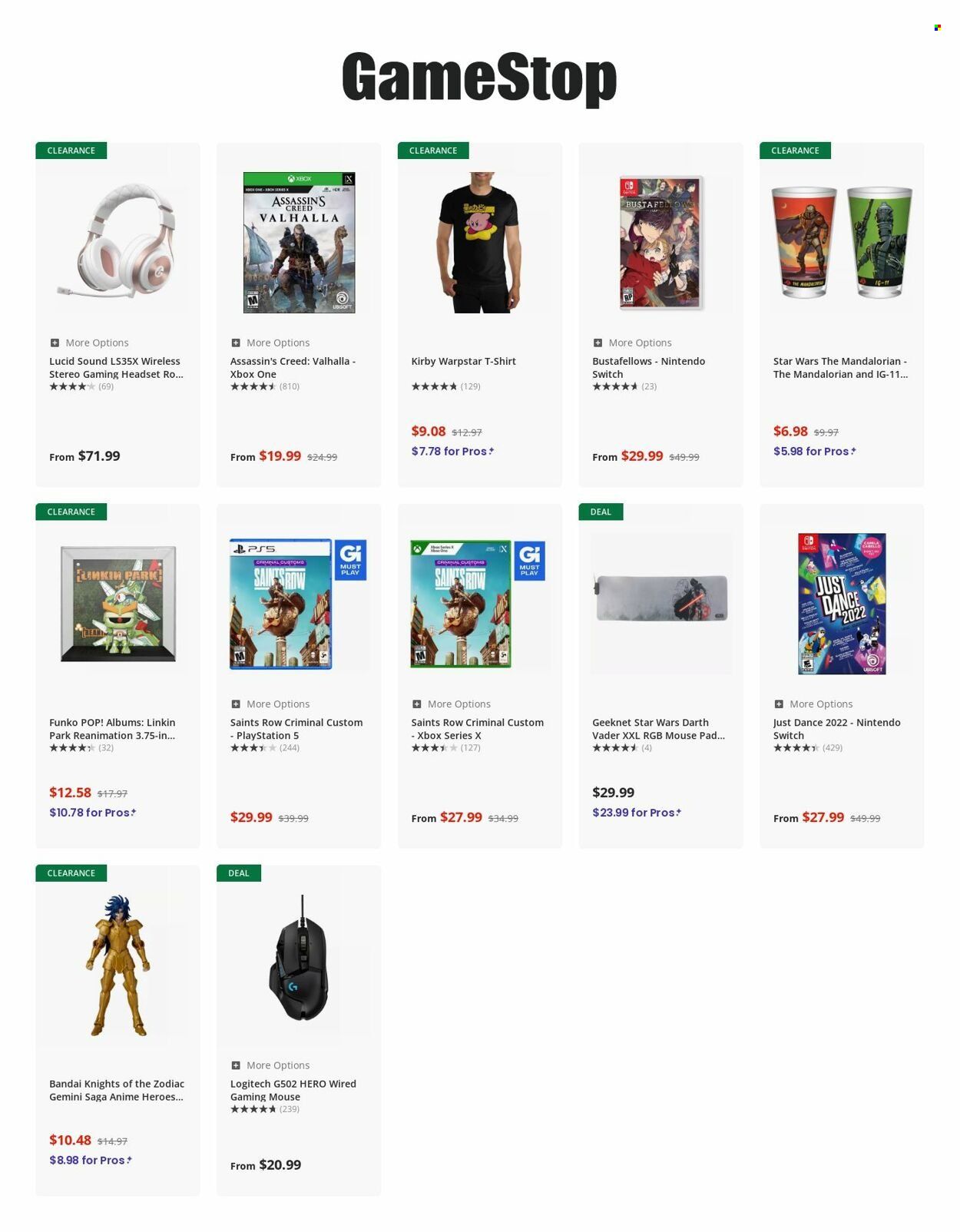GameStop Weekly Ad Flyer Specials March 22 to March 28, 2023