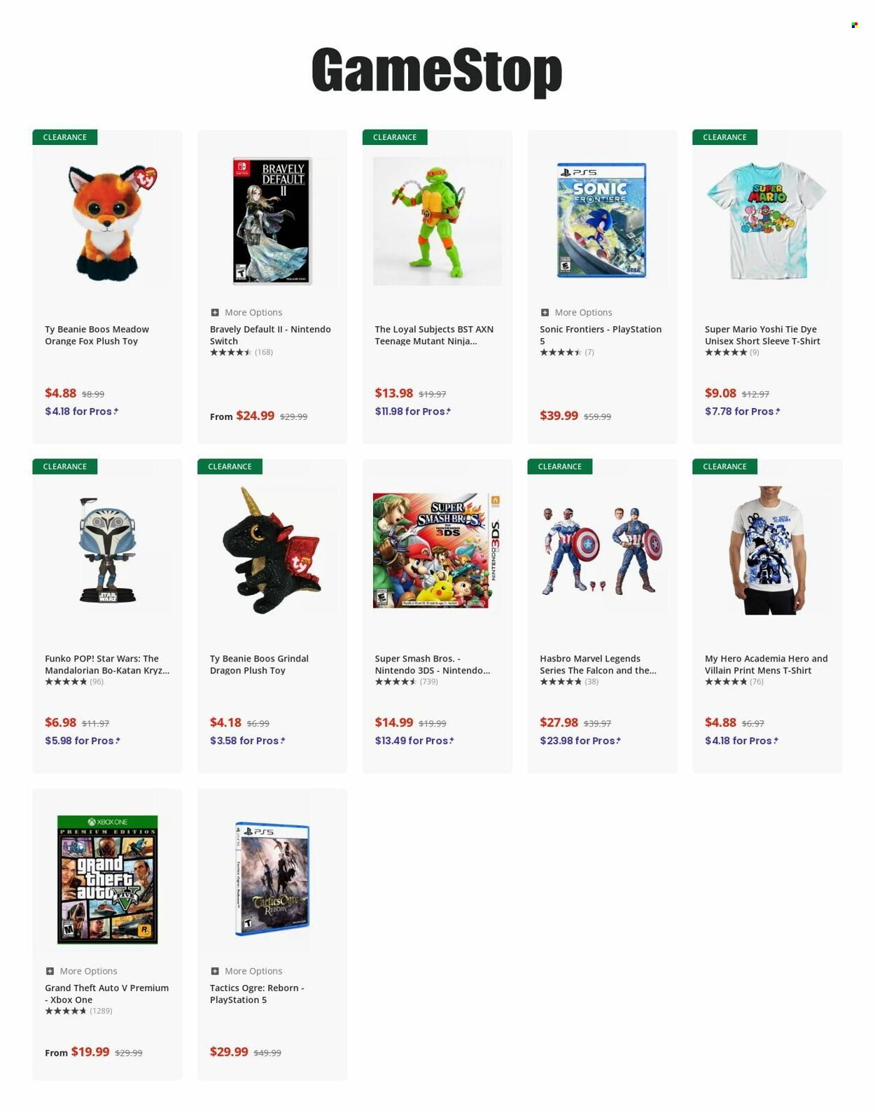 GameStop Weekly Ad Flyer Specials March 22 to March 28, 2023