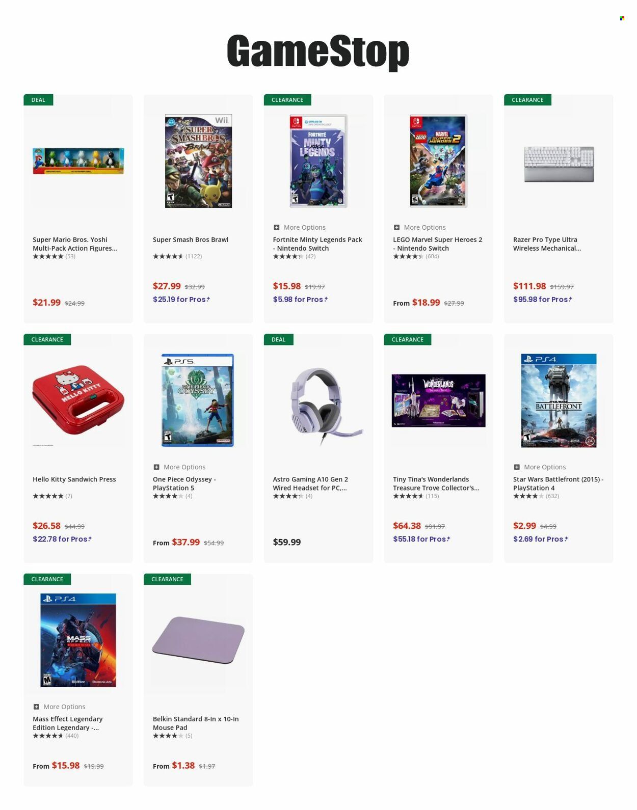 GameStop Weekly Ad Flyer Specials March 22 to March 28, 2023