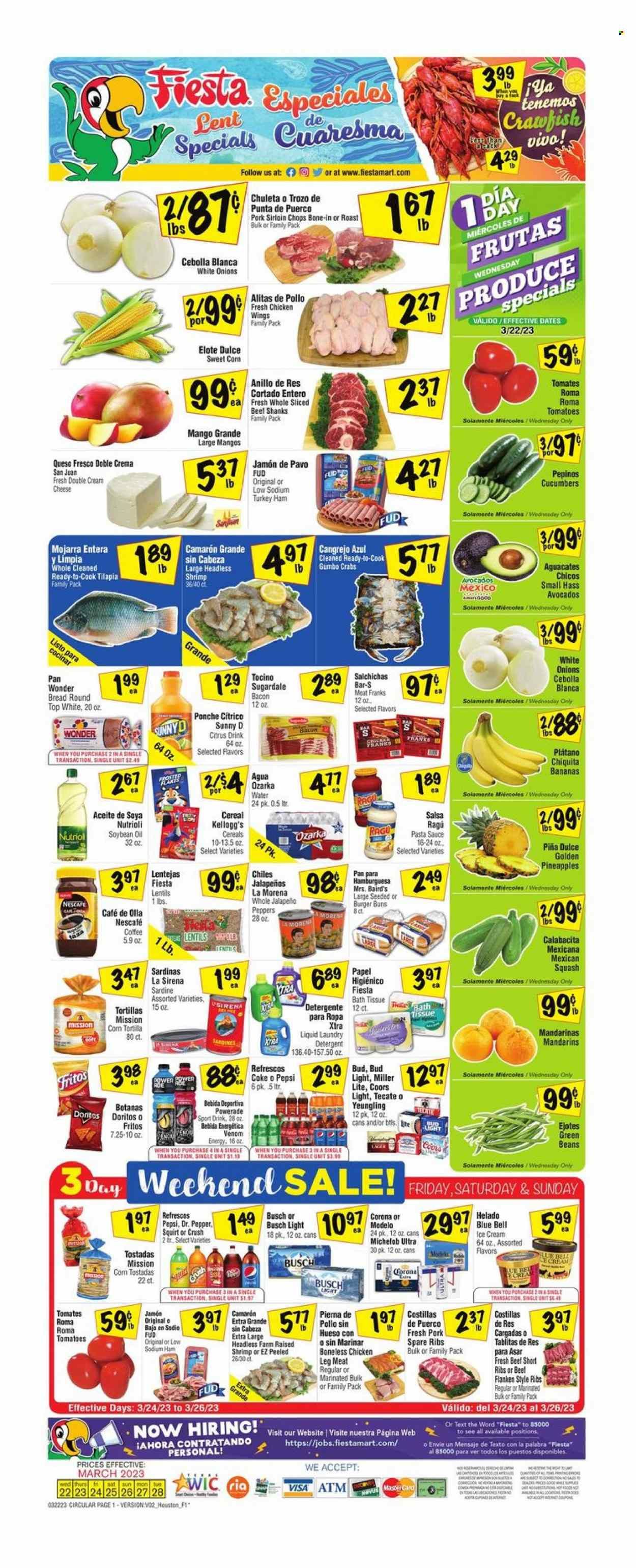 Fiesta Mart (TX) Weekly Ad Flyer Specials March 22 to March 28, 2023