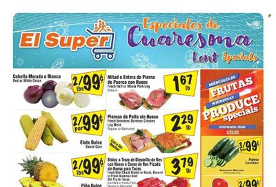 El Super (TX) Weekly Ad Flyer Specials March 22 to March 28, 2023