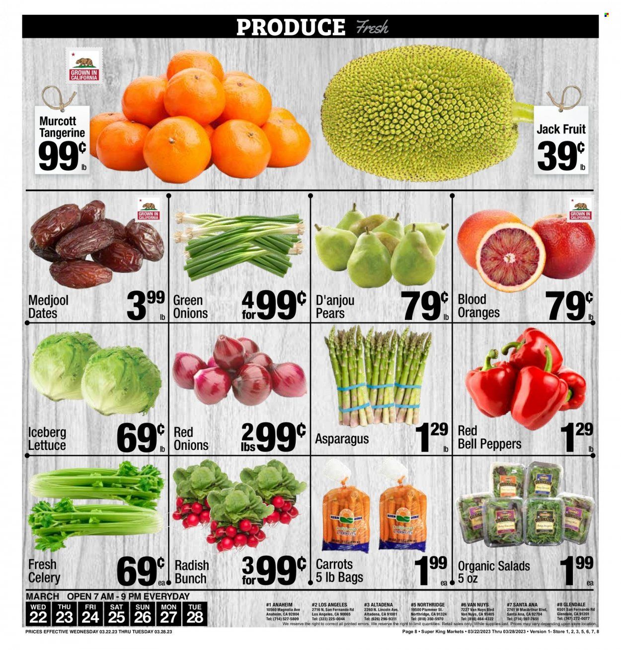 Super King Markets (CA) Weekly Ad Flyer Specials March 22 to March 28, 2023
