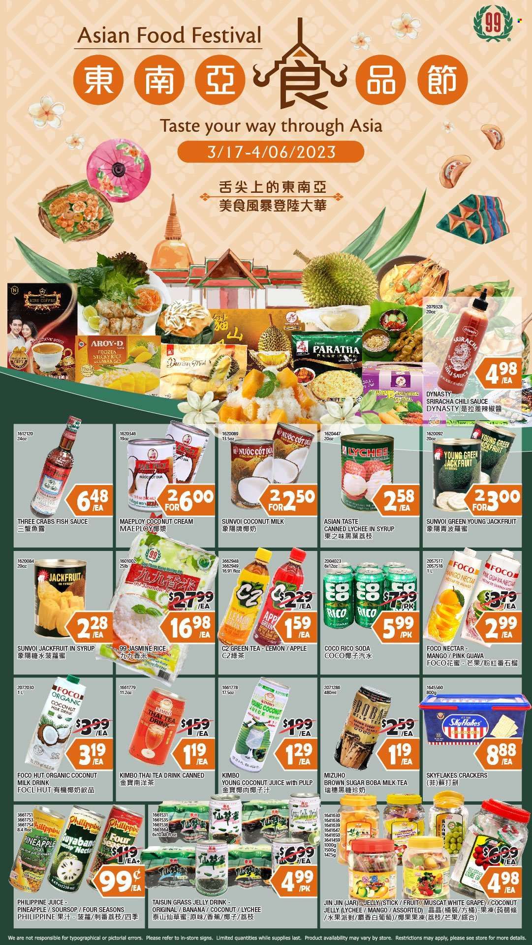 99 Ranch Market Weekly Ad Flyer Specials March 17 to March 23, 2023