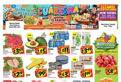 El Rancho (TX) Weekly Ad Flyer Specials March 22 to March 28, 2023
