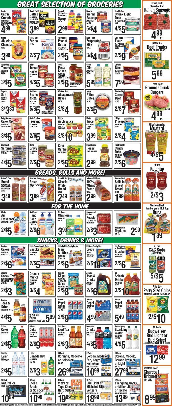 Western Beef (FL, NY) Weekly Ad Flyer Specials March 23 to March 29, 2023