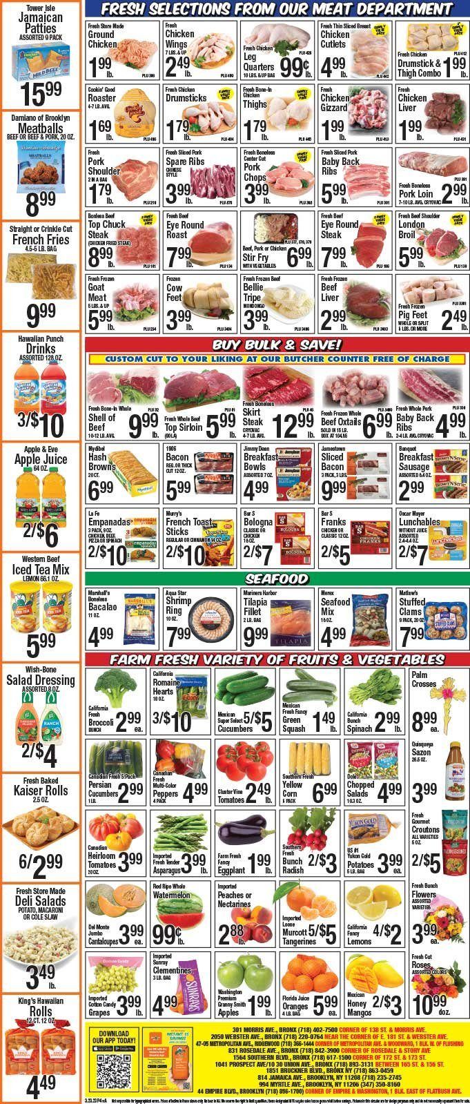 Western Beef (FL, NY) Weekly Ad Flyer Specials March 23 to March 29, 2023