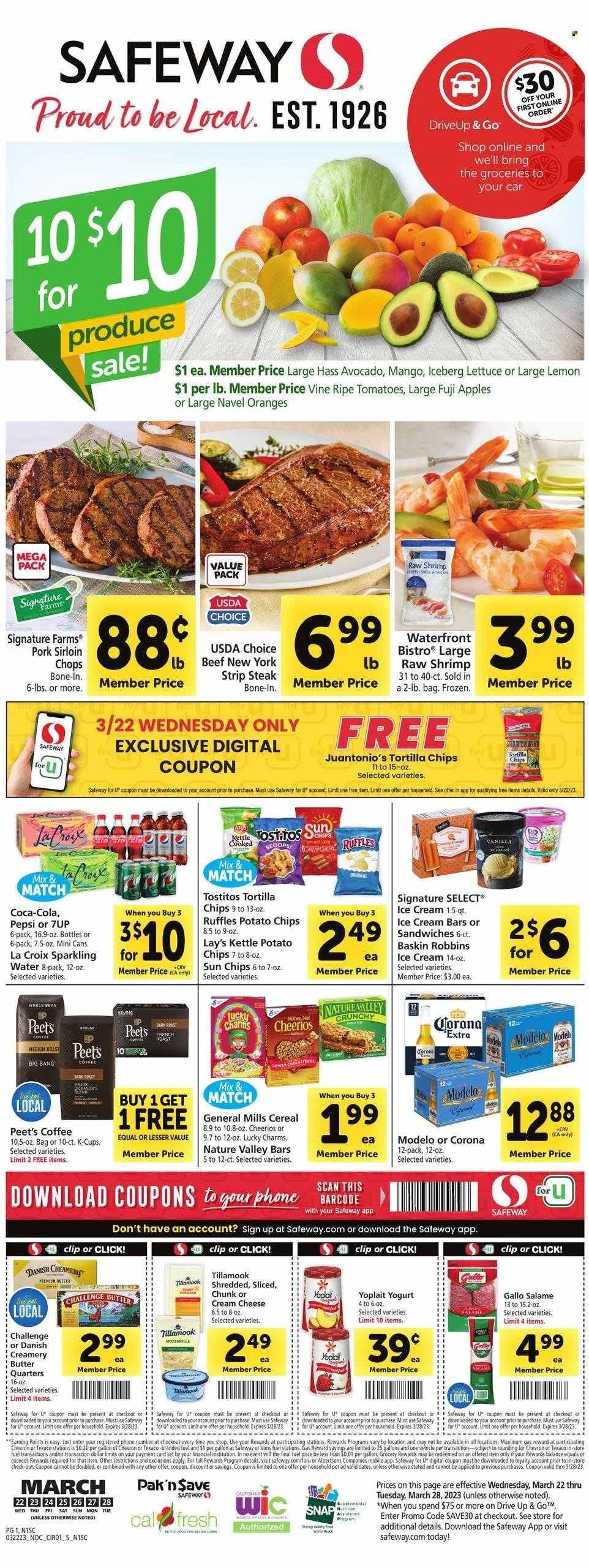 Safeway (CA) Weekly Ad Flyer Specials March 22 to March 28, 2023