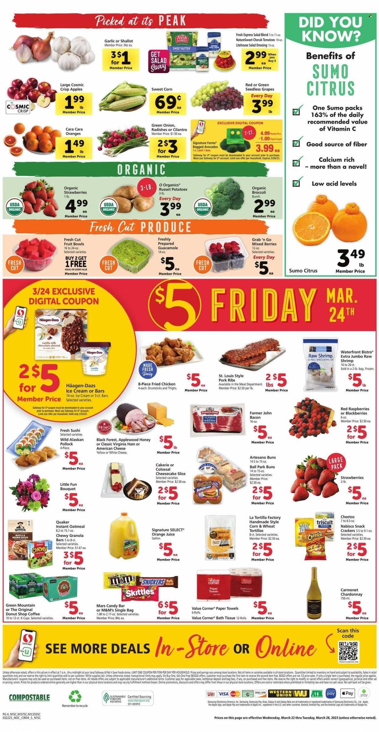 Safeway (CA) Weekly Ad Flyer Specials March 22 to March 28, 2023