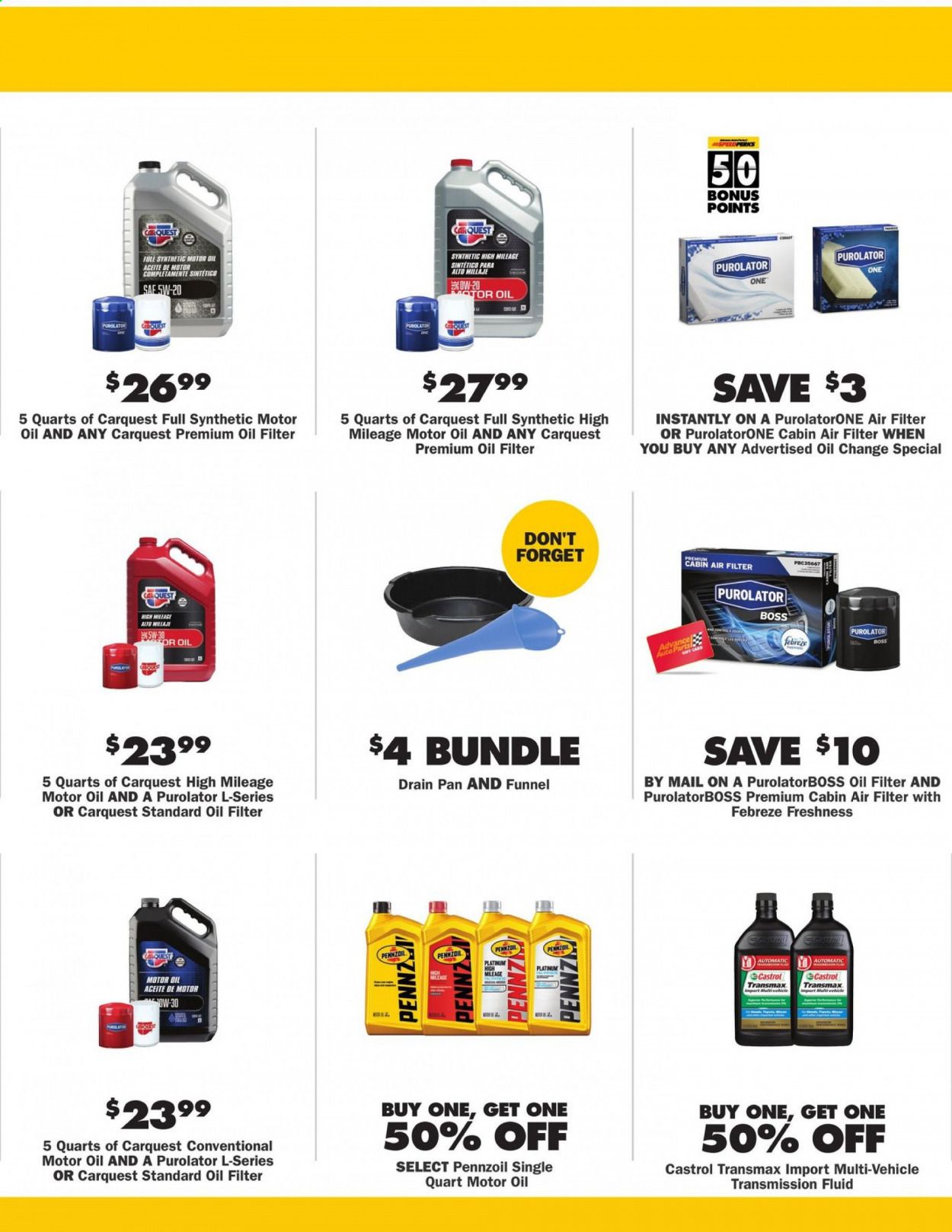 Advance Auto Parts Weekly Ad & Flyer April 30 to May 27