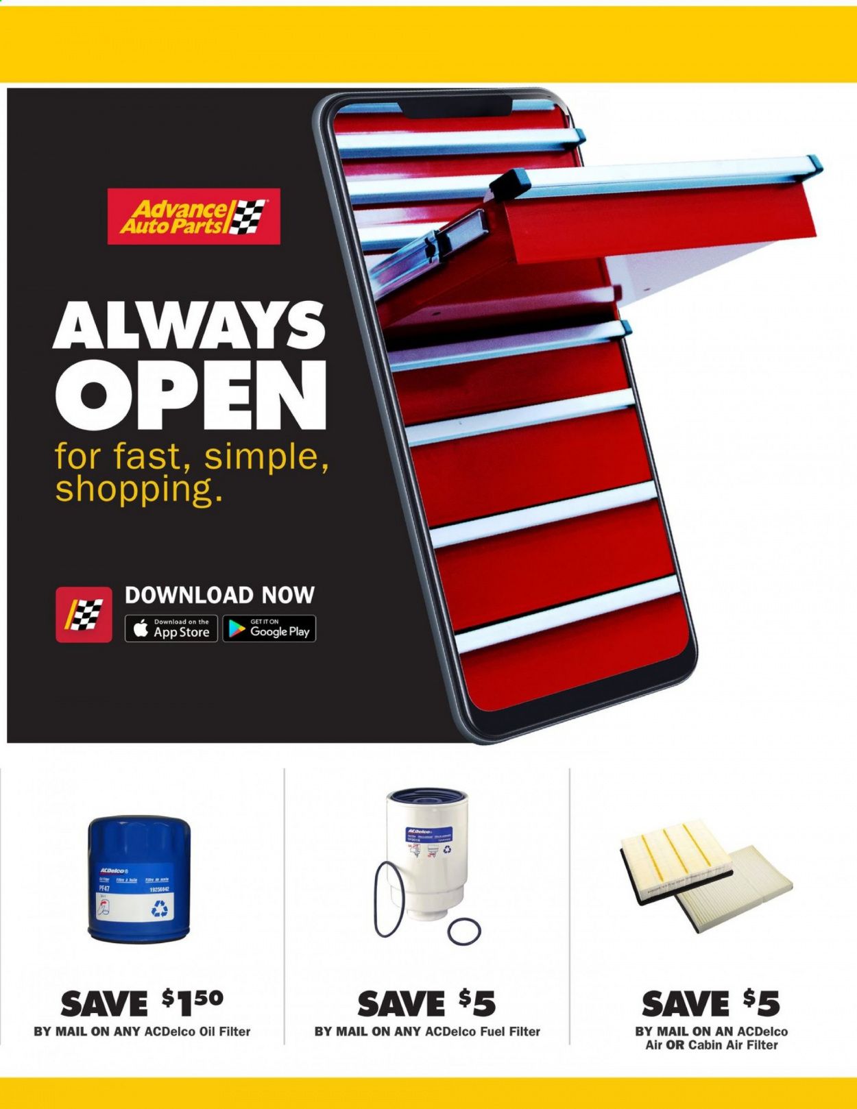 Advance Auto Parts Weekly Ad & Flyer April 30 to May 27