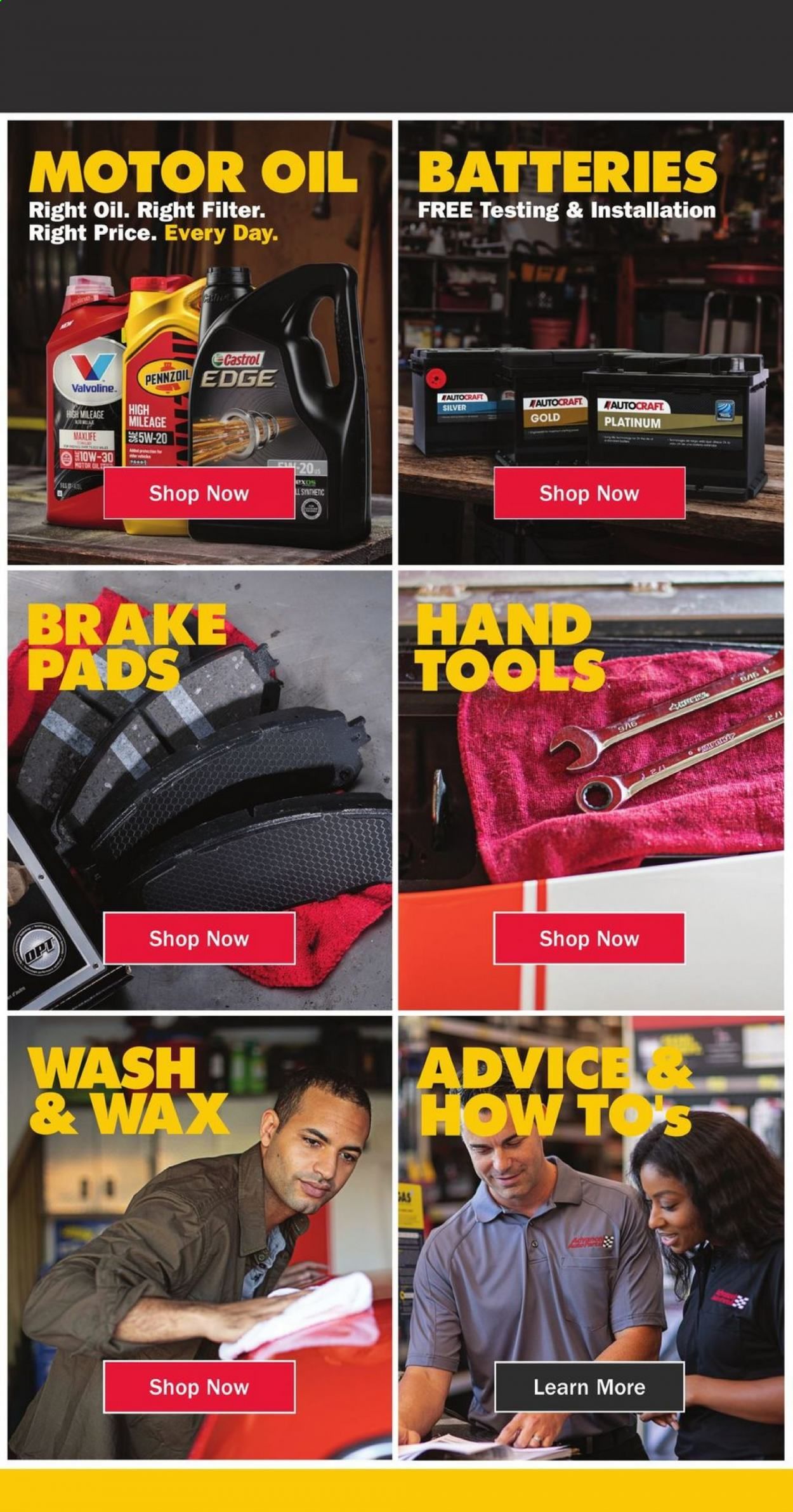 Advance Auto Parts Weekly Ad & Flyer April 30 to May 27