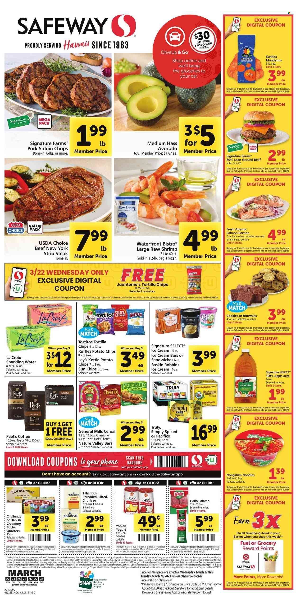 Safeway (HI) Weekly Ad Flyer Specials March 22 to March 28, 2023